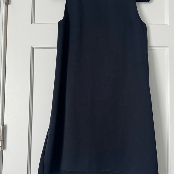 All Saints Navy Blur Sleeveless Mini Dress - Size 6 - Picture 5 of 7
